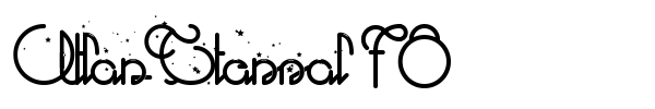 Atlas Eternal 78 font preview